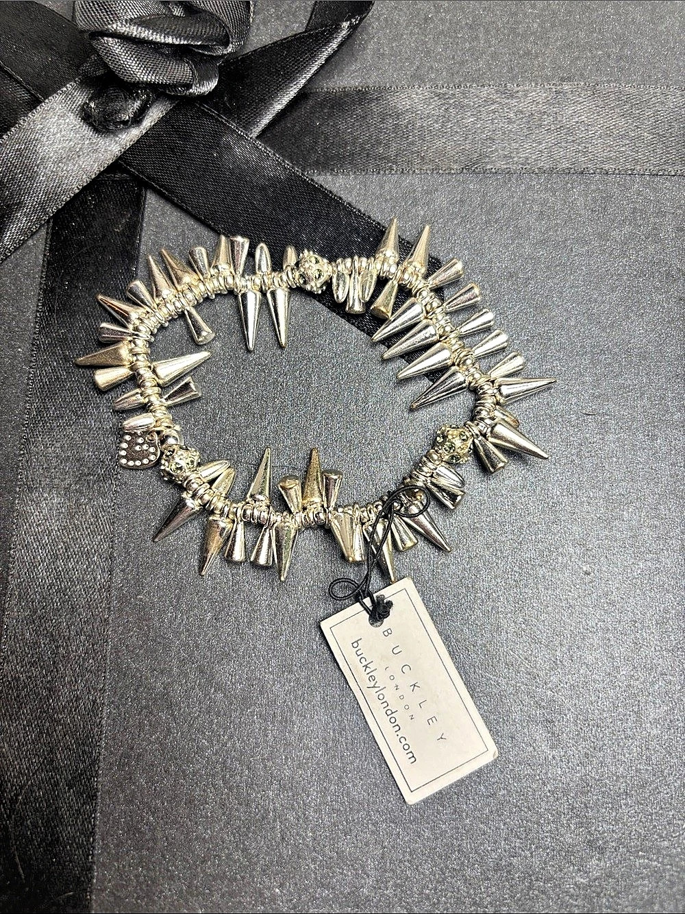 Buckley Spike Bracelet Spiked Bracelet in Silver NWT